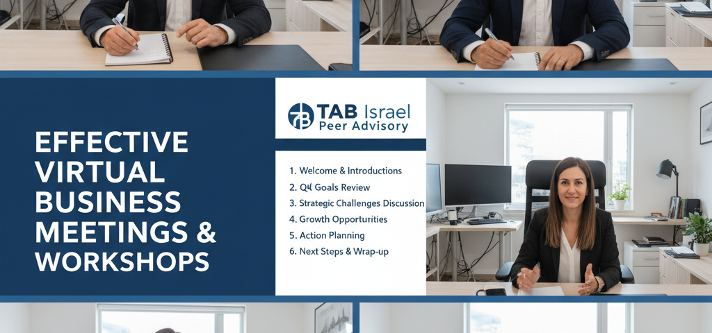 Tips for Effective Virtual Meetings and Workshops | TAB Israel